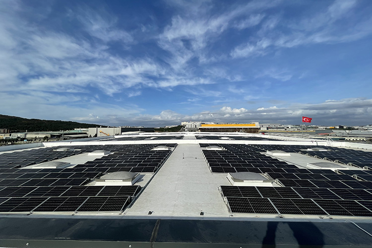 Elektrik Tesisat Uygulama Projesi: Gebze Kuehne+Nagel Warehouse Roof 1.198 kWp Solar Power Plant Implementation Work