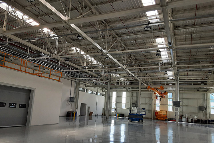 Elektrik Tesisat Uygulama Projesi: Türk Havacılık ve Uzay Sanayi A.Ş. - B203 Chemical Warehouse Construction Project Electrical Installation Works